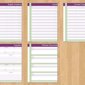 Ultimate Business Planner, printable image 4