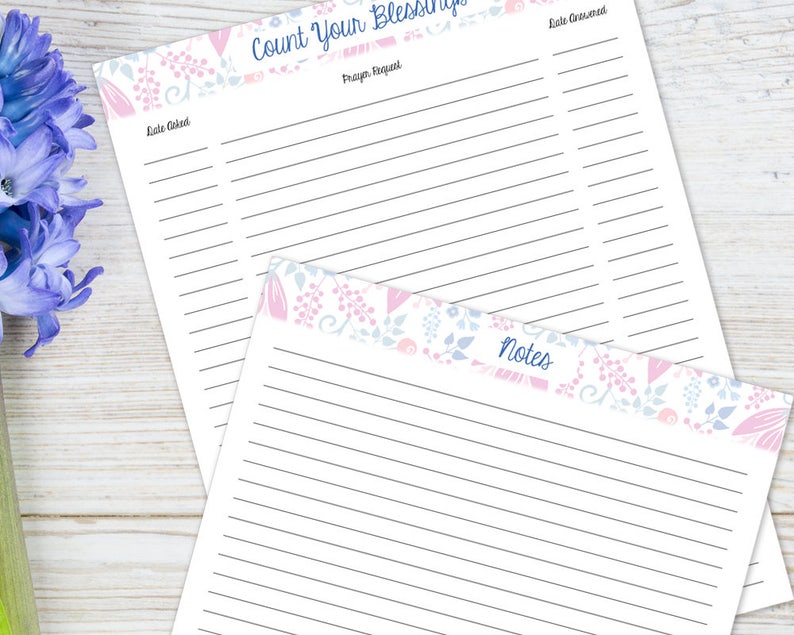 Bible Study Prayer Planner Daily Devotions Printable - Etsy