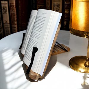 Buchständer,handgefertigter Buchhalter,Tablettständer,Leseständer aus Holz,Buchgeschenk,Tablethalter aus Holz,Buchständer aus Holz,handgefertigte Holzarbeiten