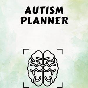 Autism Planner Digital Download Autism Organiser Special Needs Planner Printable File Parent Support Tool