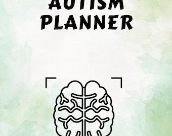 Autism Planner Digital Download Autism Organiser Special Needs Planner Printable File Parent Support Tool