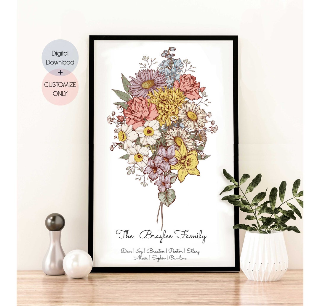 Cool Review About Custom Birth Flower Bouquet