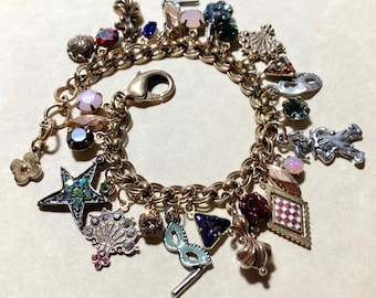 Charm Bracelet: Venice Carnival Theme, Mardi Gras