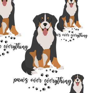 Mountain Dog – Cute Dog Lover Gift – Cartoon Dog  – Pet Owner Apparel – Bernese Illustration