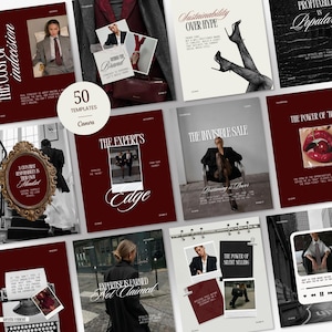 Instagram-sjablonen voor businesscoaches | Luxe Canva-bundel | Sociale media-content voor coaching (direct te downloaden)