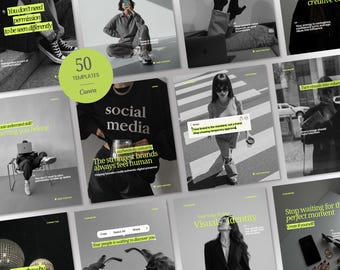 Canva-Vorlagen für Social-Media-Manager, Instagram-Posts für Markenstrategen, Content-Paket für digitales Marketing