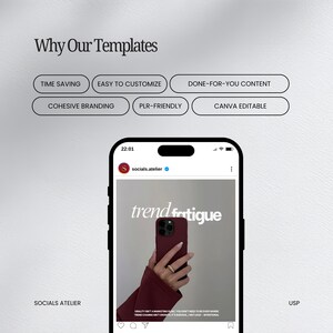 Business Coach Instagram Templates, Burgundy Editorial Coaching Content Bundle, Course Creator Social Media Posts image 10