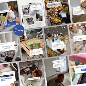 Inhalt Ersteller Instagram Post Vorlagen | Bearbeitbares Canva Social Media Kit für UGC Influencer