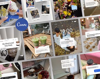 Content Creator Instagram Post Templates | Editable Canva Social Media Kit for UGC Influencers
