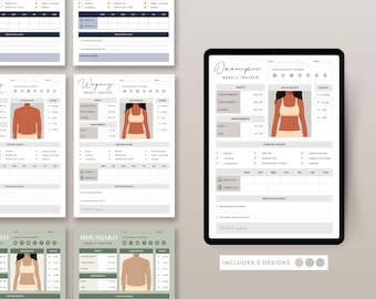 GLP-1 Weight Loss Tracker | Injection & Side Effects Journal (Digital Download)