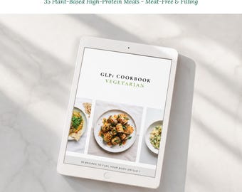 Tirzepatide Vegetarian Recipes | GLP1 Plant Based Diet Cookbook | Low Fodmap Guide to Reduce Side Effects | Vegan Protein Weight Loss Plan