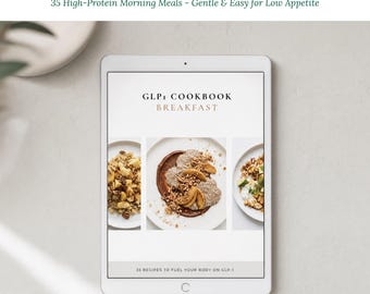 GLP-1 Breakfast Recipes High Protein Morning Meals Printable Cookbook PDF