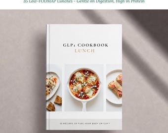 Tirzepatide Lunch Recipes | Low Fodmap Cookbook | GLP1 Weekly Meal Plan for Weight Loss | Foods Nausea & Constipation Relief