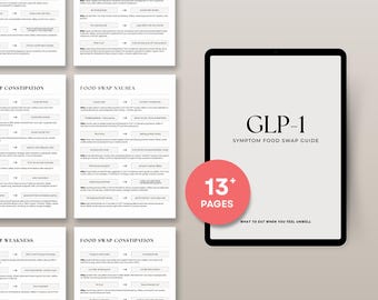 GLP-1-guide för viktminskning | Kostbyten med tirzepatid och semaglutid | Uppgradering av GLP1-näring | Hälsosamma matalternativ