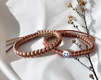 Pulseira de macramê