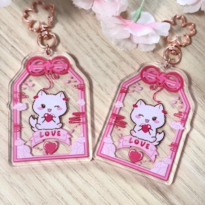 Omamori Neko” Keychains – Cat charms with attitude & meaning. Cat keychain
