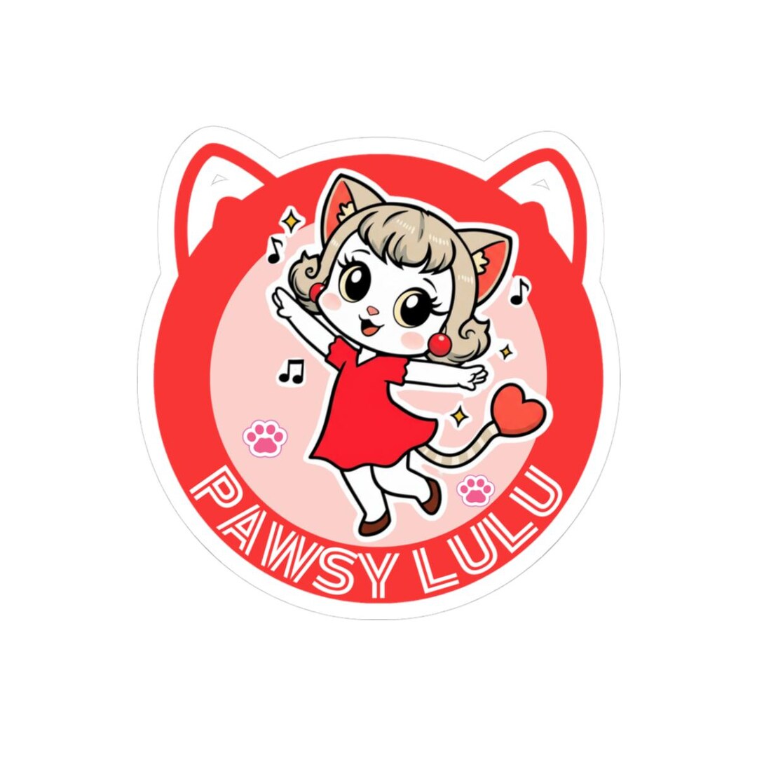 Happy Dance Cat Sticker – Kawaii Vinyl Decal - Etsy