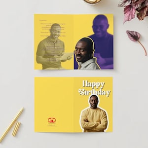 Tarjeta de cumpleaños personalizada con fotos / Tarjeta de felicitación de recuerdo plegada personalizada / Regalo de cumpleaños único con mensaje personalizado