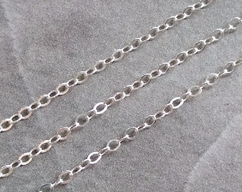 1.5mm BASIC LIGHT - Anklet, Bracelet, Necklace Cable Chain - Sterling Silver Jewelry for Charms and Pendants - Basic and Fresh