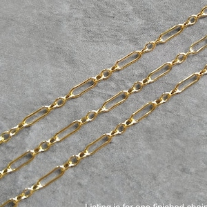 2mm LONG & SHORT - Necklace Chain - 14k Gold Chain Necklace - Dainty Thin Chains - Everyday Necklace Ready to Wear Jewelry
