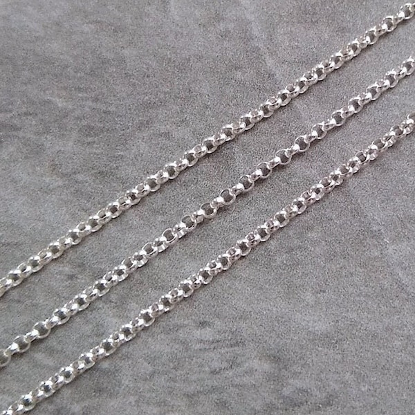 CLEARANCE - 1.2mm LIGHT ROLO - Anklet Bracelet Chain - Petite to Plus - Sterling Silver Jewelry Women - Interchangeable Delicate for Charms