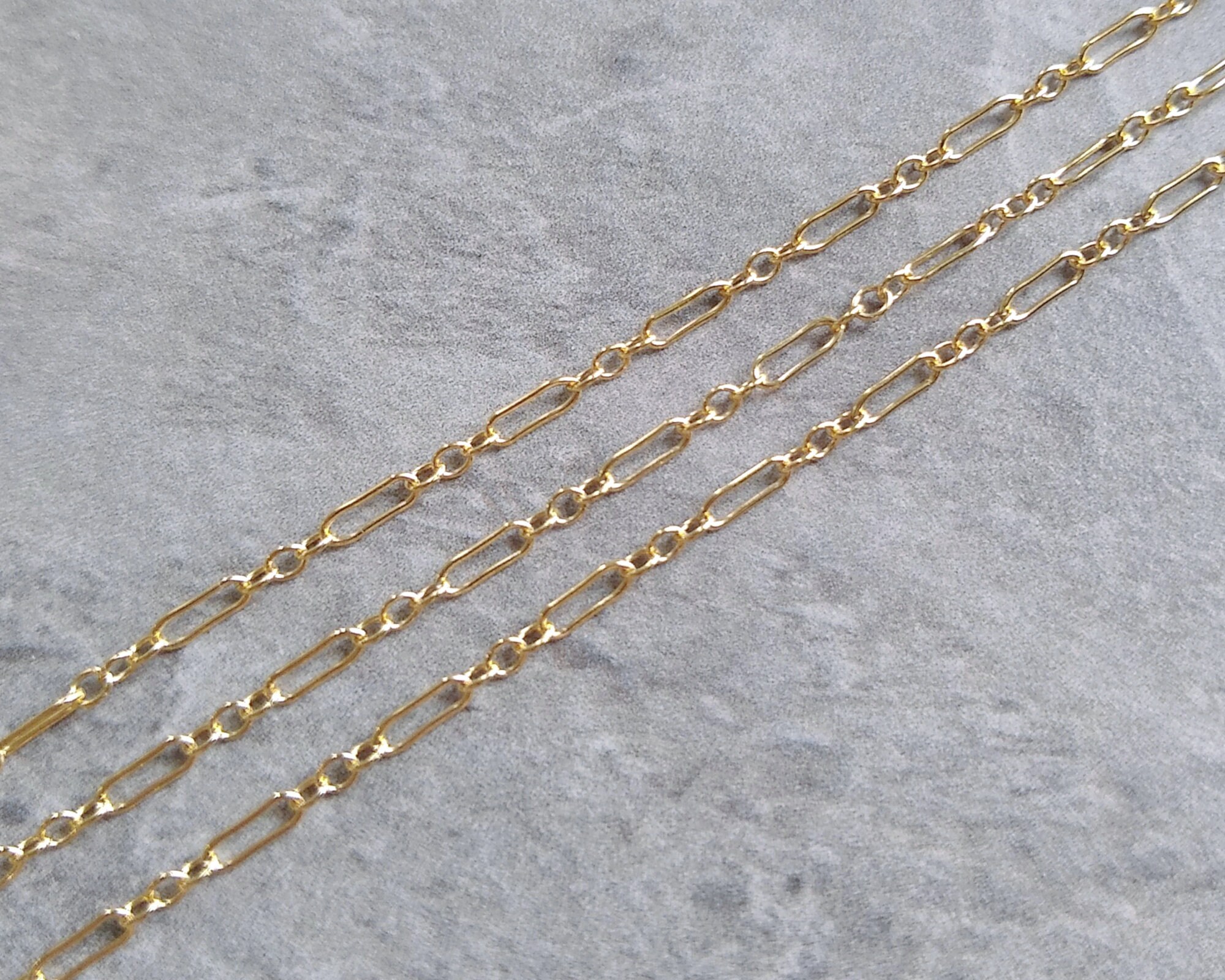 LONG \u0026 SHORT Necklace Chain 14k Gold 