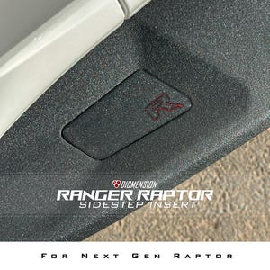Ford Next-gen Ranger Raptor side step insert (Flat Style)