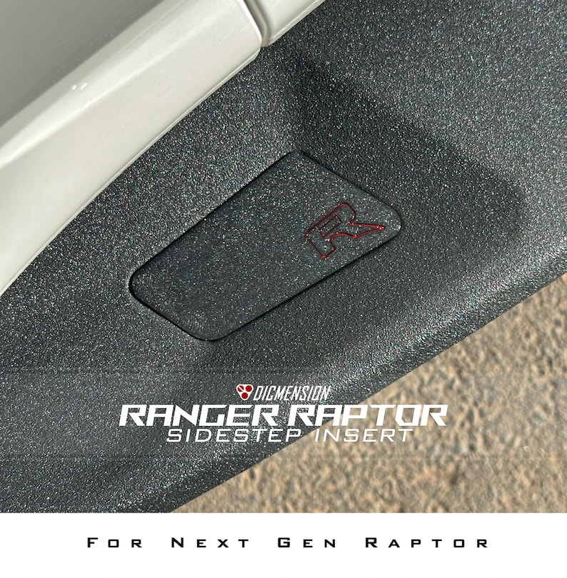 Ford Next-gen Ranger Raptor Side Step Insert (flat Style) - Etsy