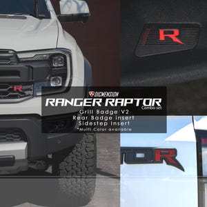 Ford Ranger Raptor Abzeichen Set