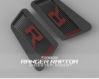 Ford Next-gen Ranger Raptor side step insert (Hidden-R Style)