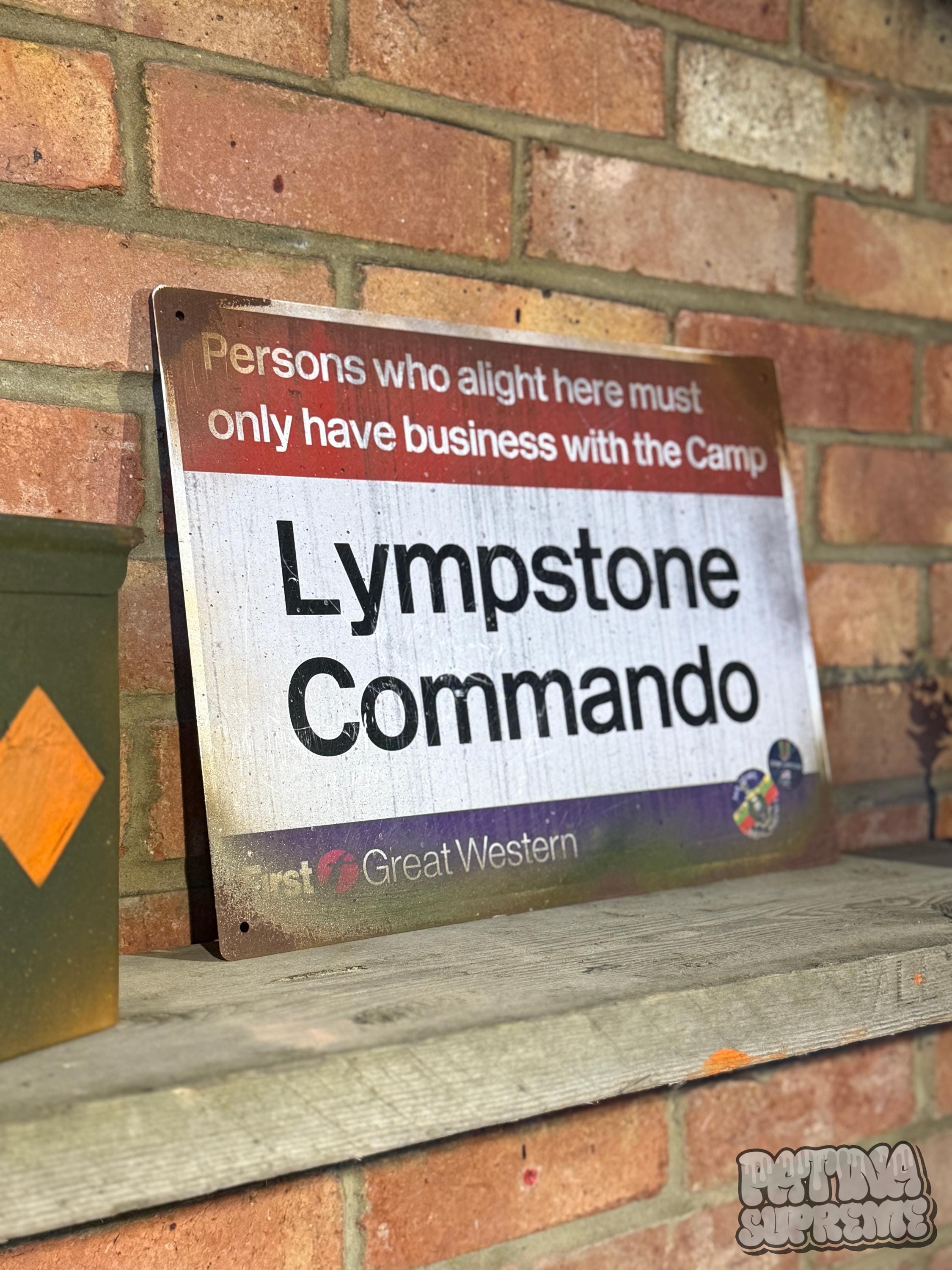 Commando Building Sign Lympstone Commando Metal Sign: Real Rust, Royal Marines Wall Art - Etsy UK