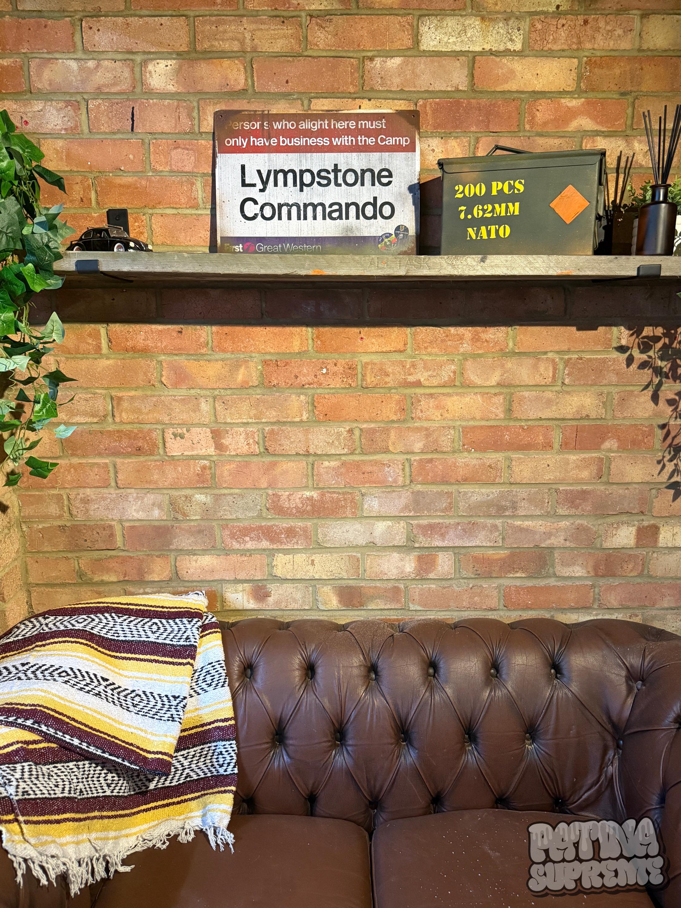 Commando Building Sign Lympstone Commando Metal Sign: Real Rust, Royal Marines Wall Art - Etsy UK