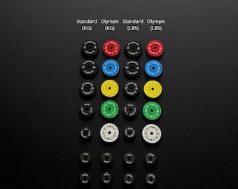 Gewichtsscheiben Set Für PR Tracker / Personalisiertes Branding Möglich
