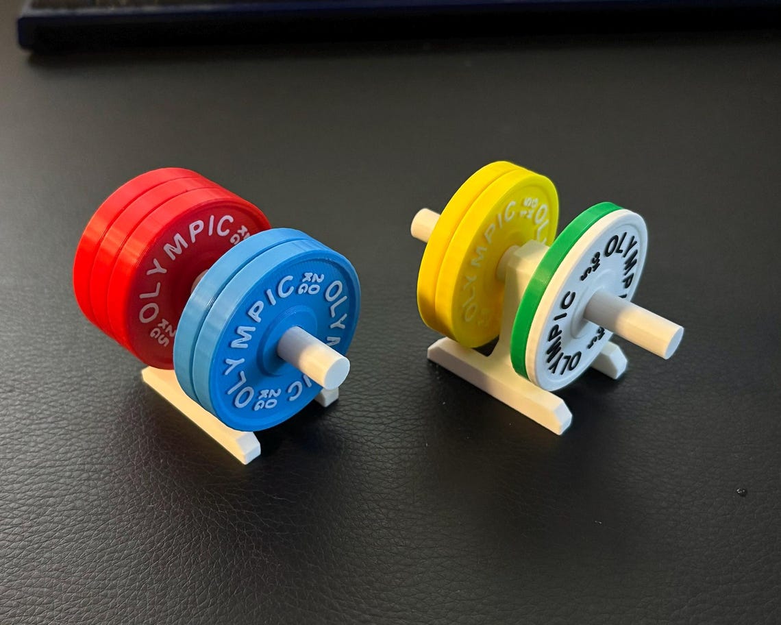 Weight Plate Storage Racks for Personal Record Tracker - Etsy