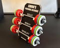 Fitness Powerlifting PR Personal Record tracker complete set product logo