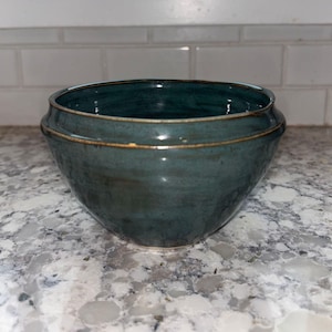 Light blue decorative bowl