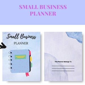 Kleiner Business-Planer | 61-seitiges Printable Business Organizer | Produkt und Umsatz Tracker | Digitales PDF für Unternehmer