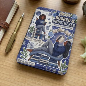 Black Girl Kindle Case, Reading Is My Reset Button Ereader Cover, Quiet Time Club Ereader Case, Black Woman Book Lover Gift, Blue kindle