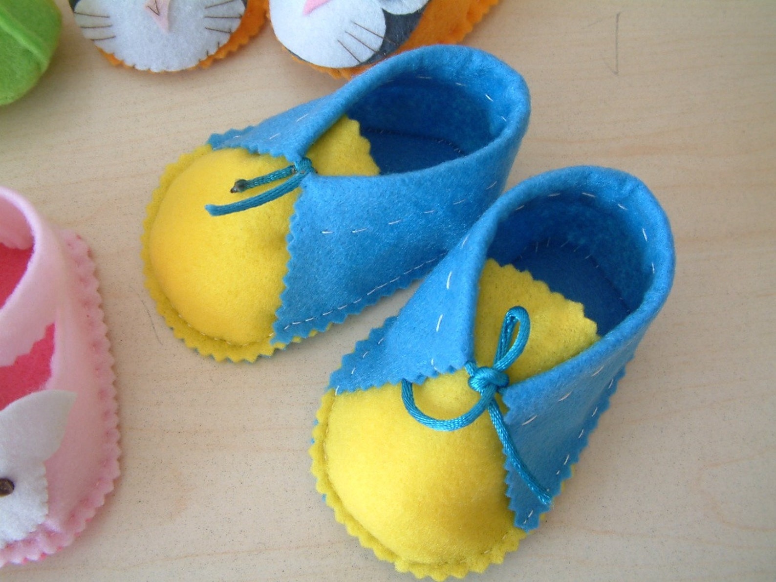 4 Felt Baby Shoe Sewing Patterns for 10H031234 Etsy