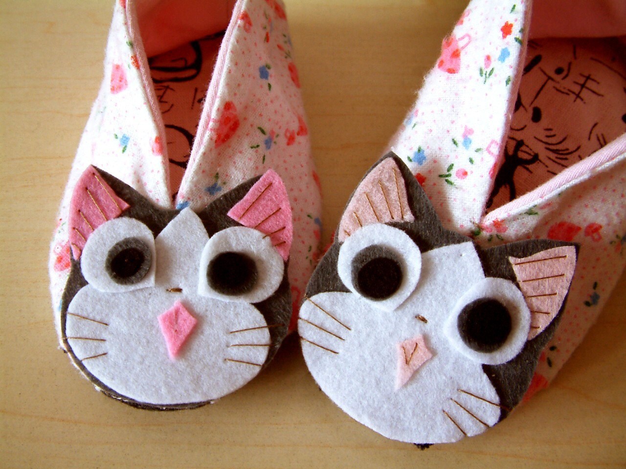 Easy sewing-DIY Indoor kitty shoes-PDF pattern6 different | Etsy