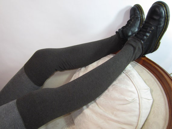 Brown Thigh Highs Boot Socks Leg Warmers Over the Knee Socks A957