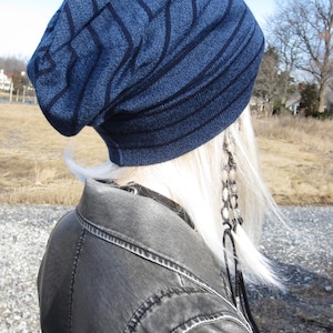 BOHO Clothing Tie Top Slouchy Beanie Light Weight Italian | Etsy