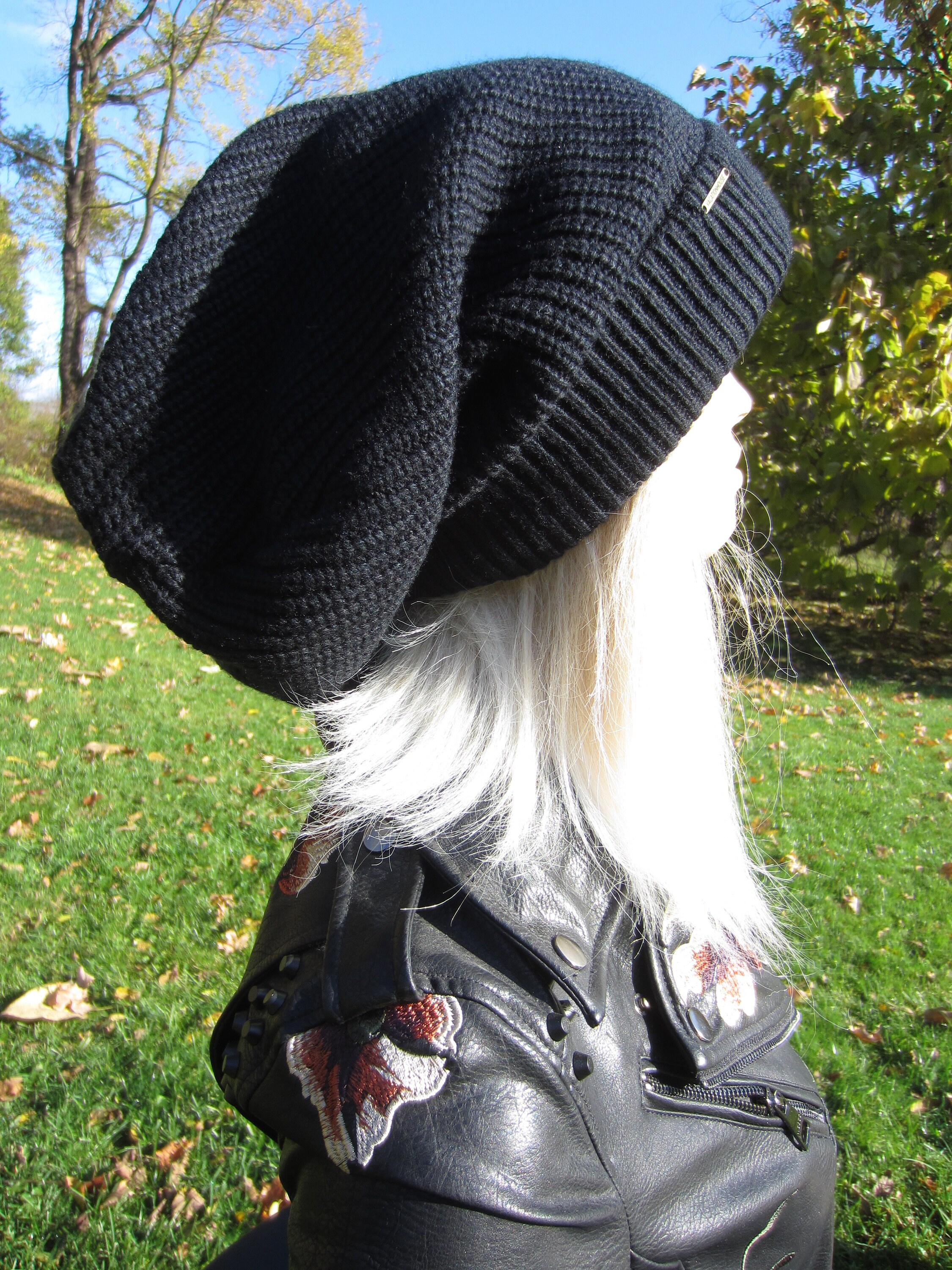 Slouchy Beanie Mit Totenkopf-Print – Lässige Strickmütze Für Damen, Wärmend & Dehnbar (53–59 Cm Kopfumfang) Slouchy Beanie Mit Totenkopf-Print – Lässige Strickmütze Für Damen, Wärmend & Dehnbar (53–59 Cm Kopfumfang)
