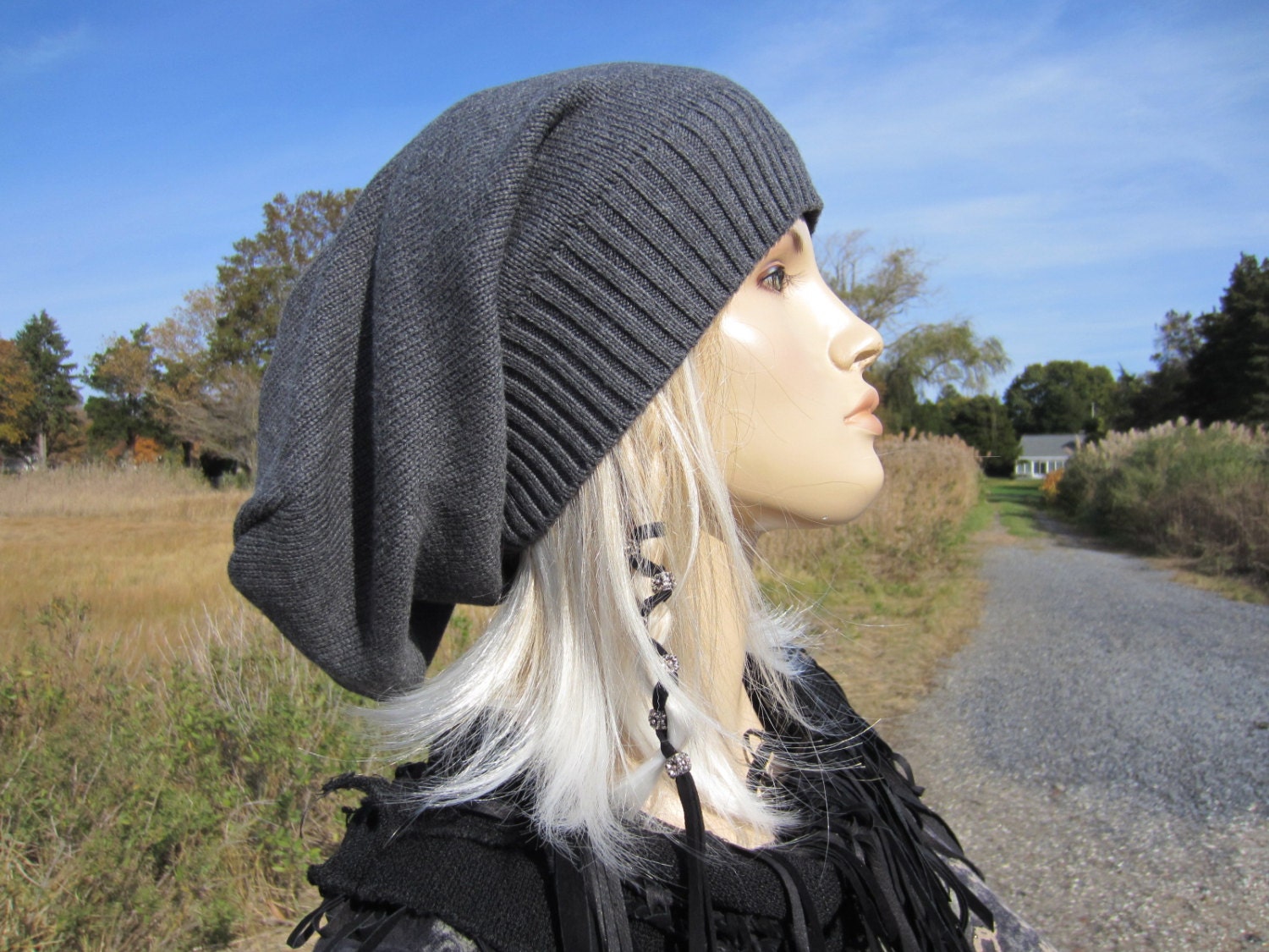 Boyfriend Slouchy Beanie Black or 