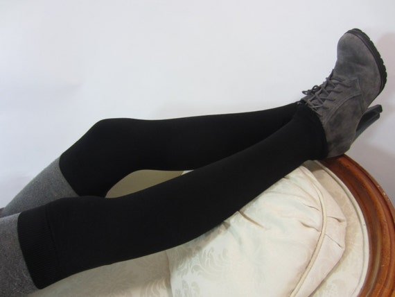 silk thigh high socks