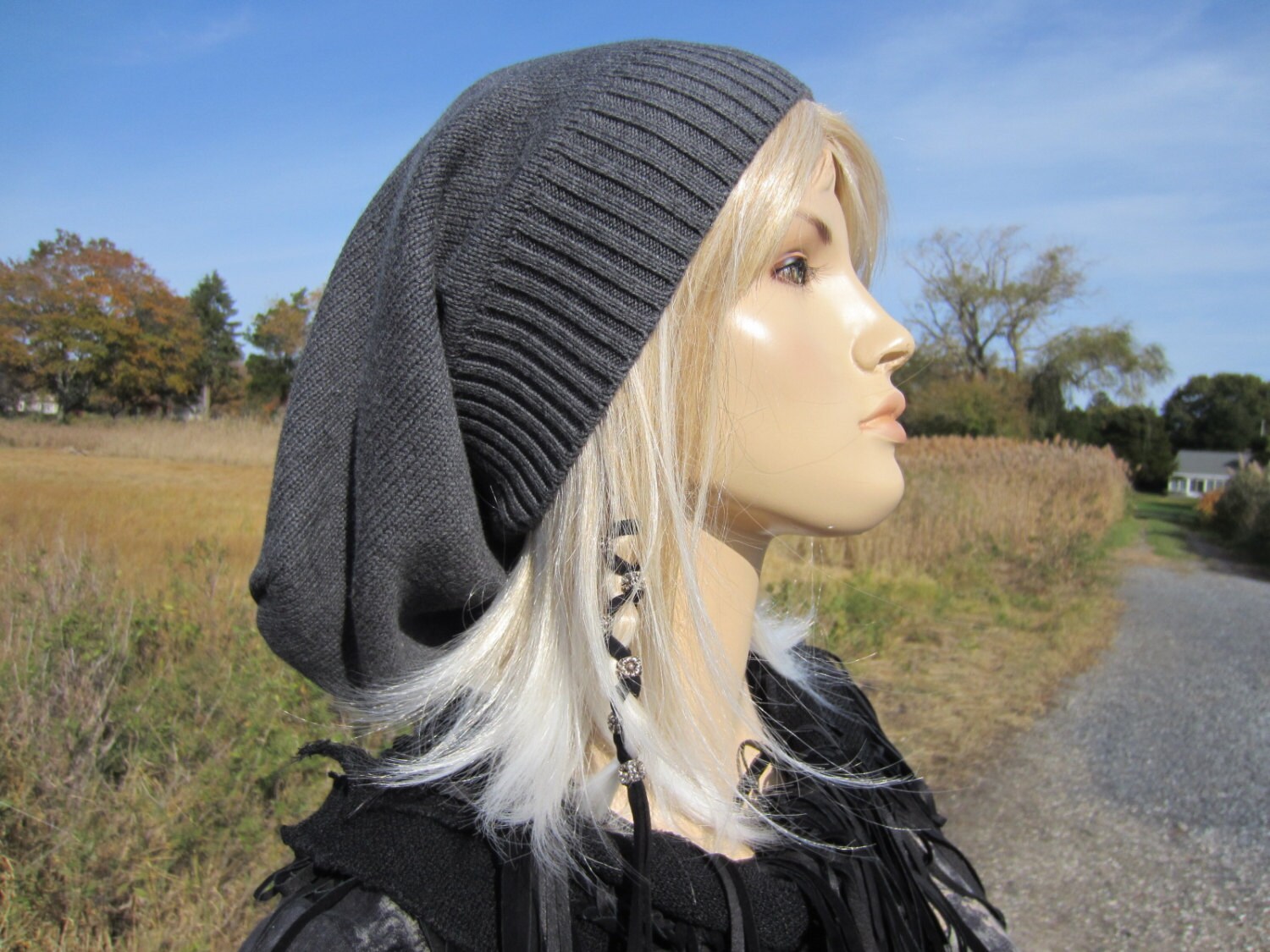 Boyfriend Slouchy Beanie Black or 