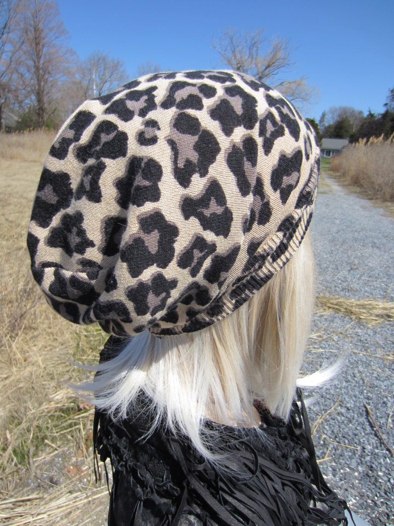 Leopard Print Gifts For Women NWT Revolve Hat Attack Snow  display picture 3