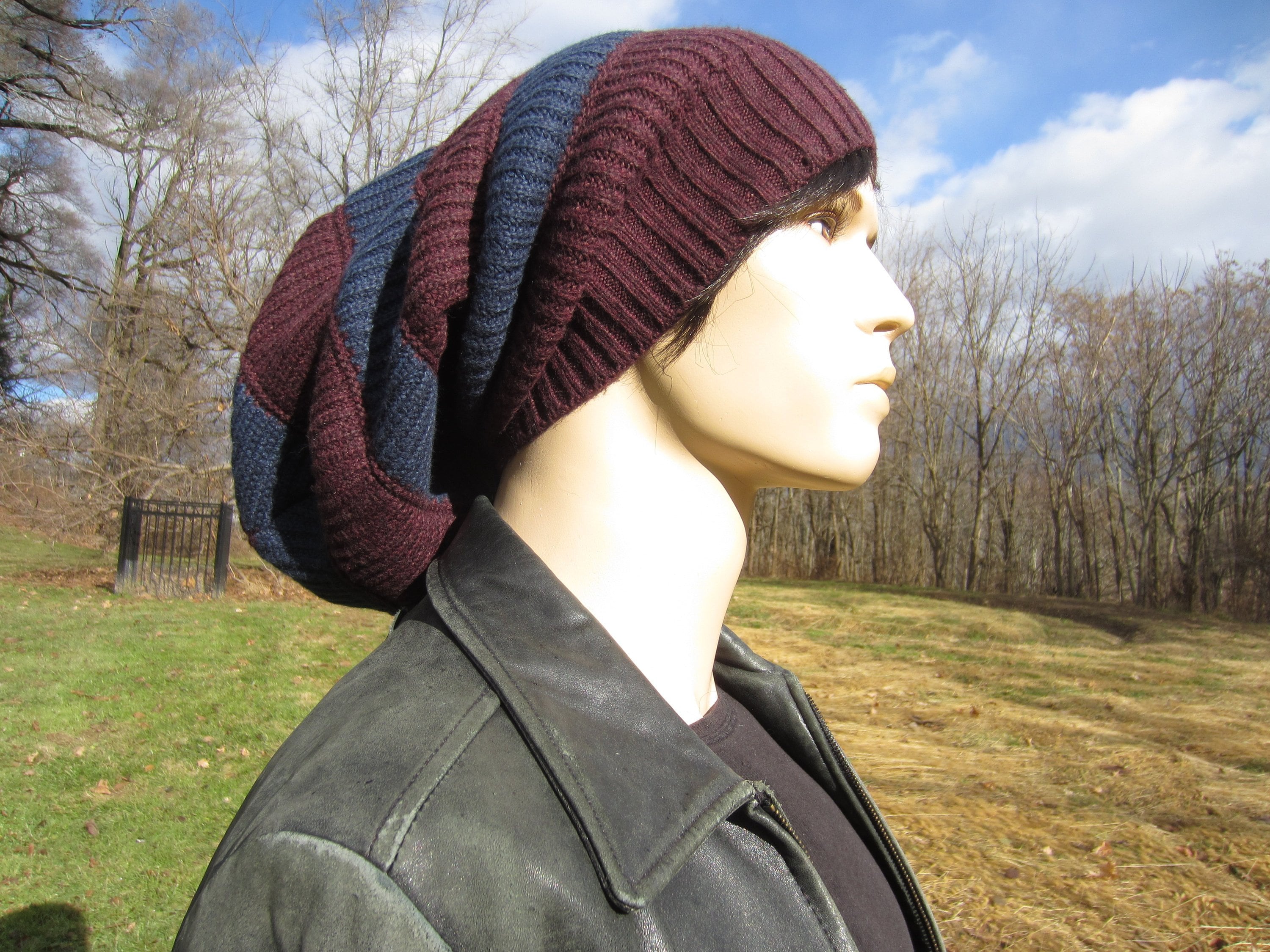 oversized chunky beanie