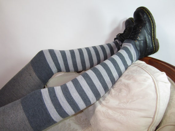 Merino Wool Thigh High Boot Socks Leg 