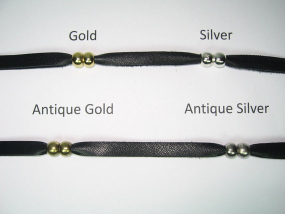 Leather Beaded Lux Gorgeous Headband Bohemian Headband Leather Hair Jewelry With Beads Hippie  main image 2
